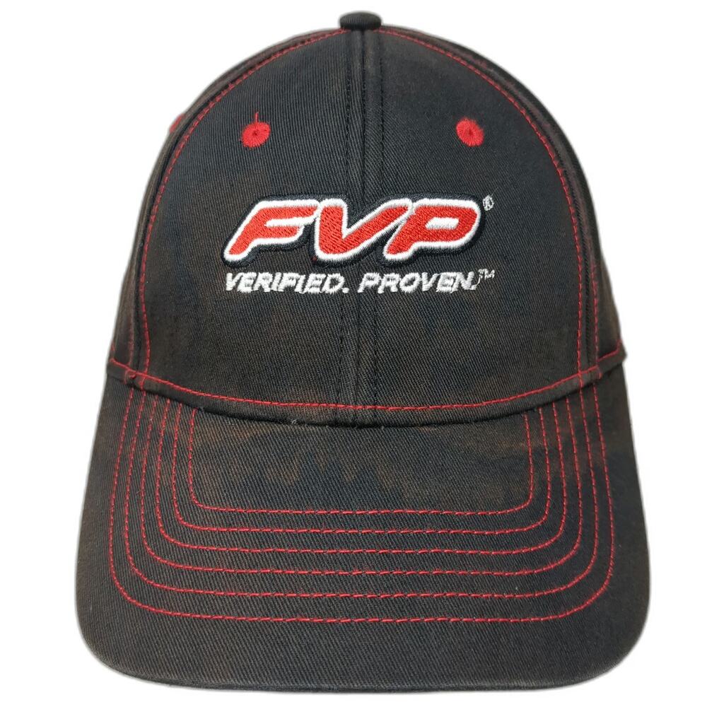 KC Caps Baseball Cap Black One Size FVP Verified Proven Contrast Stitching Hat